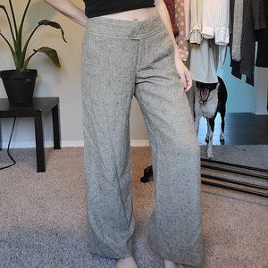 The Limited Wide Leg Tweed Slacks